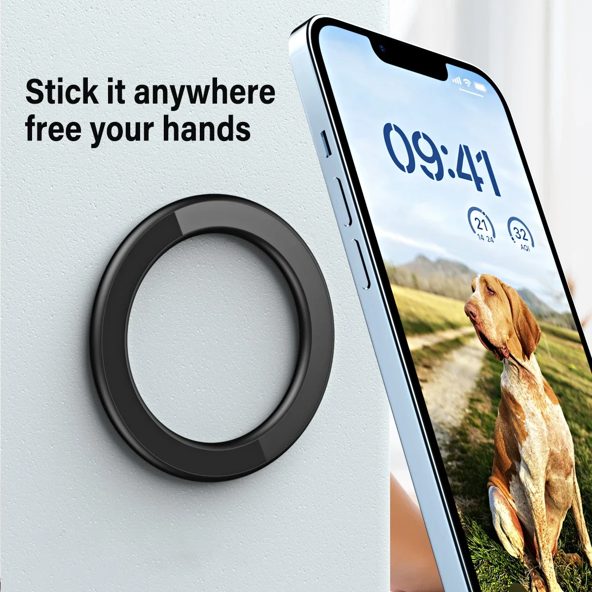 حامل حلقي مغناطيسي لاصق قوي مت - مراجعة Phone Accessories Useful وسعره